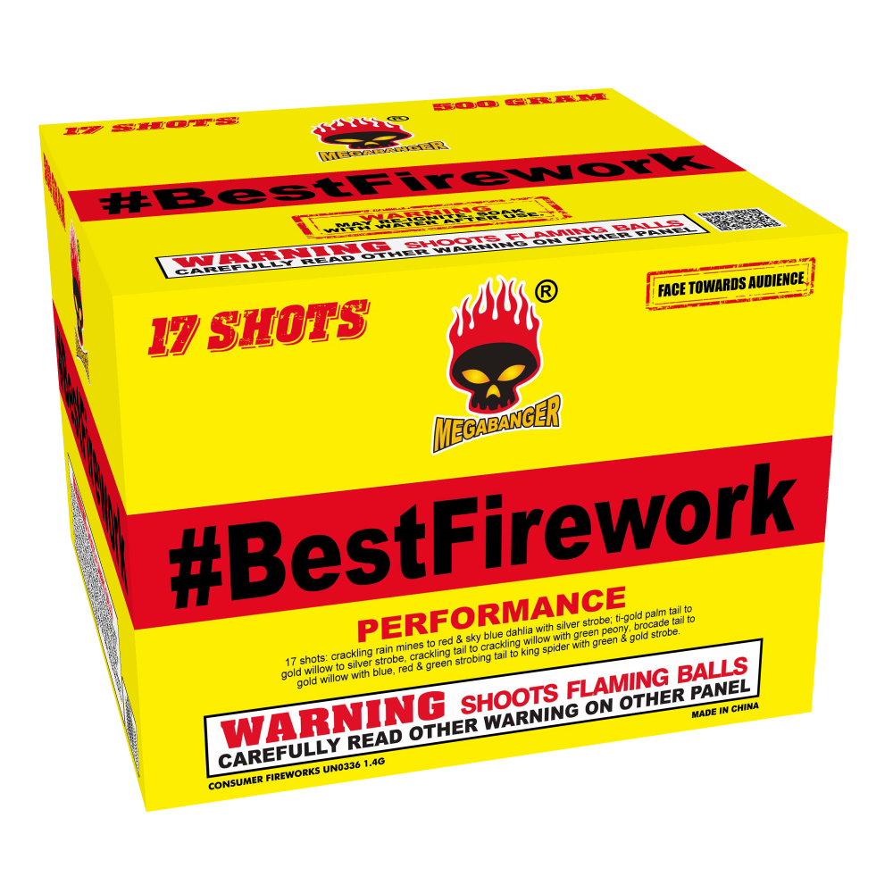 #Bestfirework, 17 shot