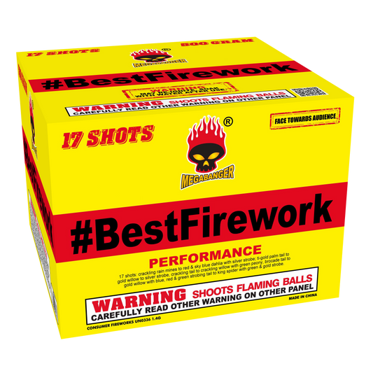 #Bestfirework, 17 shot