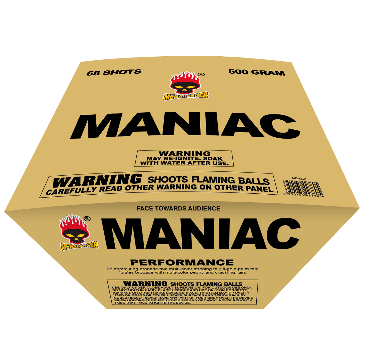Maniac, 68 shot