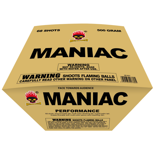 Maniac, 68 shot