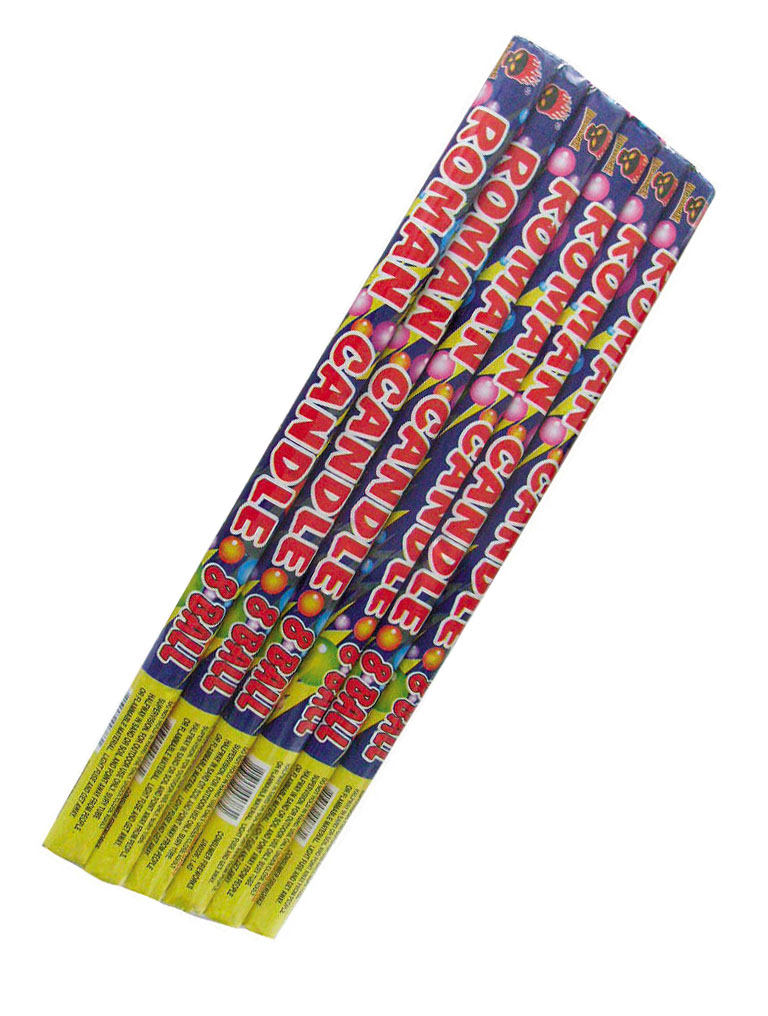 Roman Candle, 8 shots
