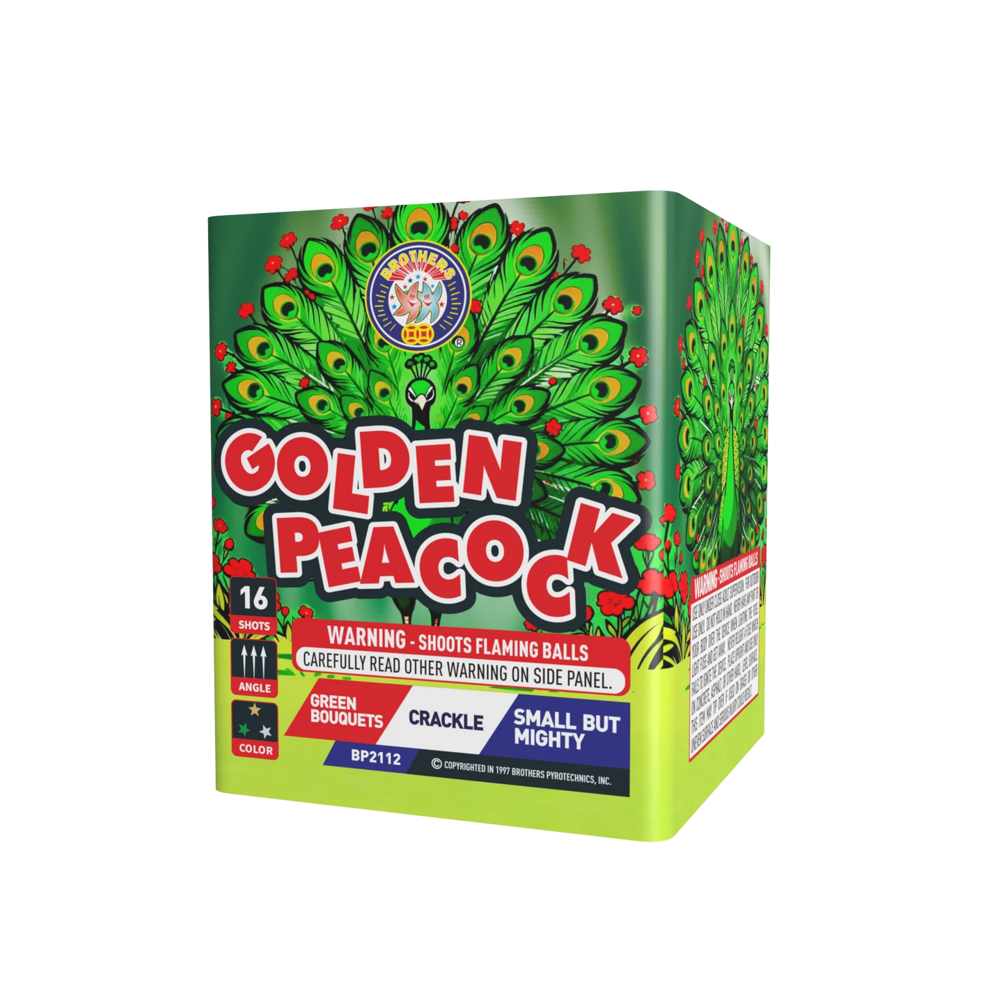 Golden Peacock, 16 shot
