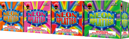 Neon Splatter, 16 shot